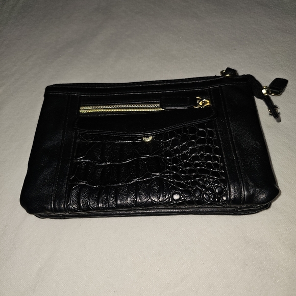 Leather Multipockets 3 Divider Long wallet - Picture 9 of 10